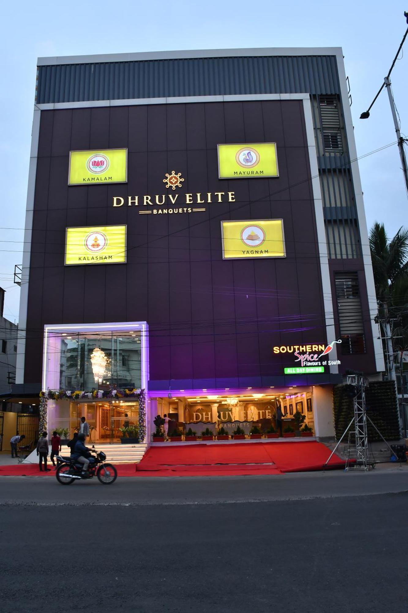 Dhruv Elite And Banquets Hotel Hyderabad Bagian luar foto
